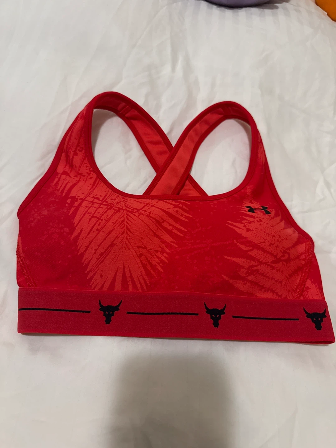 Under Armour Project Rock Red Sports Bra & Leggings Set - photo 2