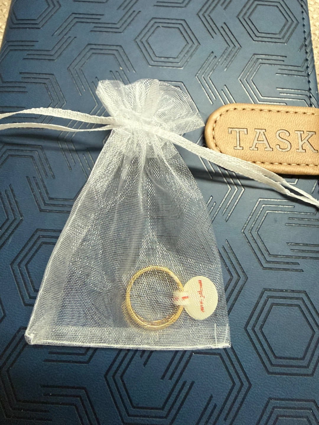 Gold Plated Ring with Crystals - photo 4