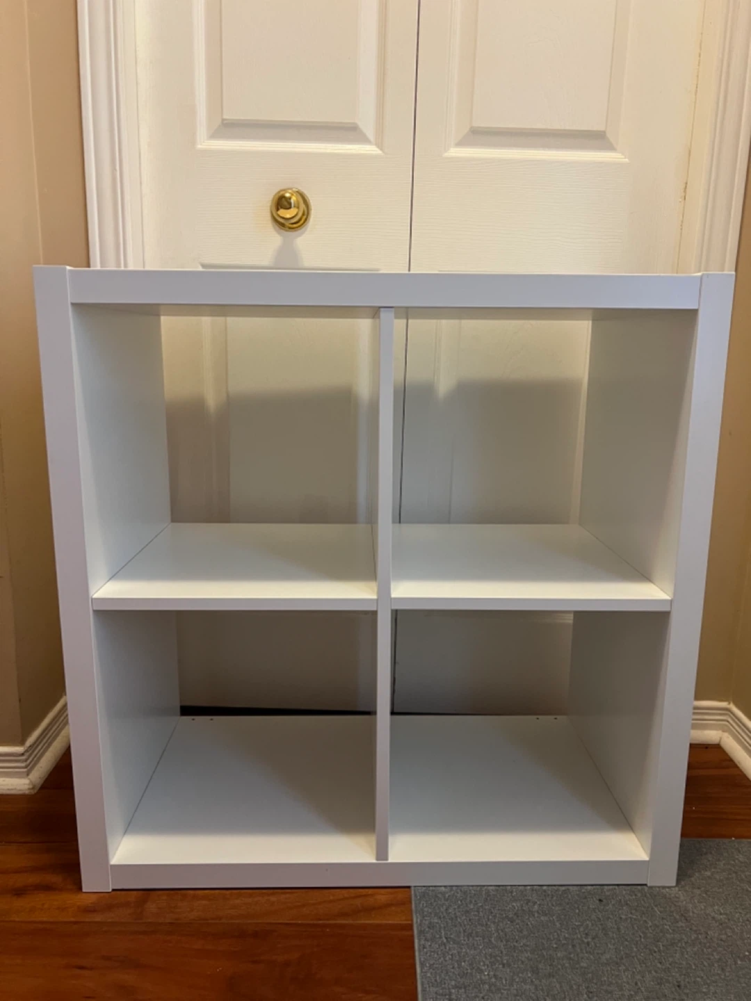White 4-Cube Storage Shelf(IKEA)