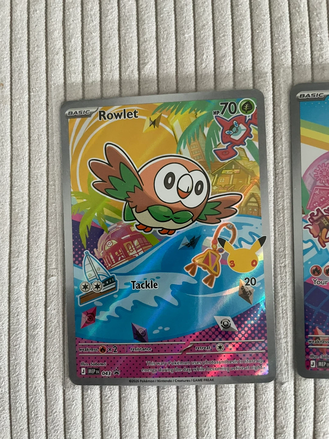 Pokemon Cards - Litten, Rowlet, Popplio - photo 2