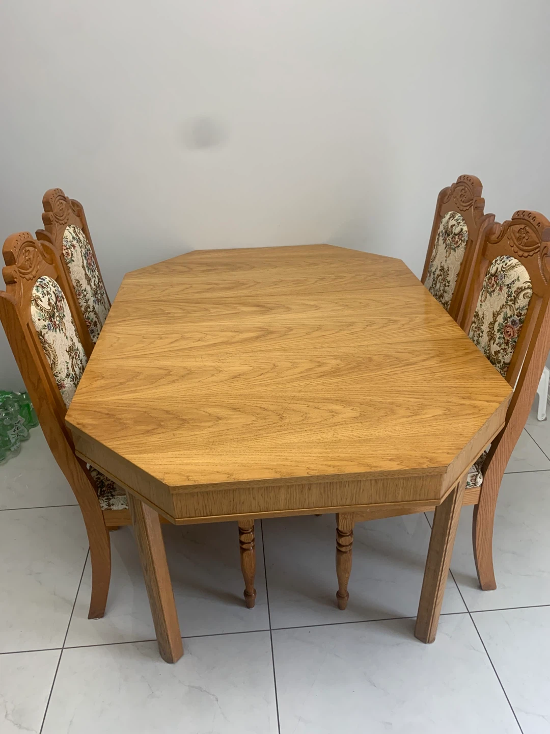 Oak Dining Table with 4 chairs - photo 3