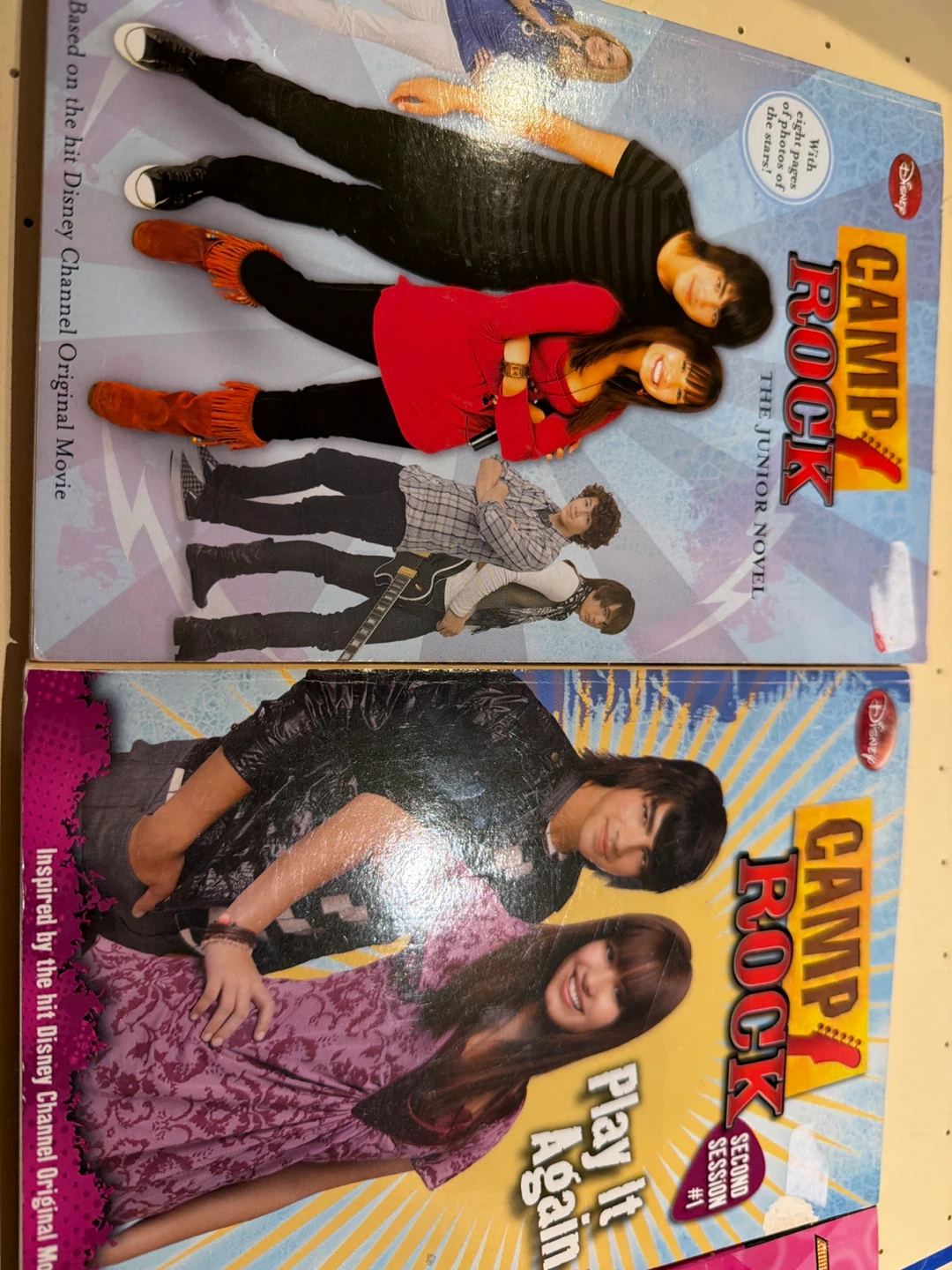 5 Disney Camp Rock & Hannah Montana Books - photo 2