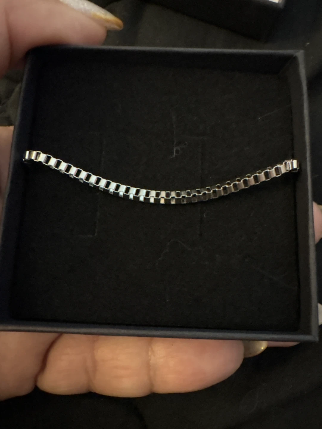 New Silver SS Box Chain Bracelet - photo 4