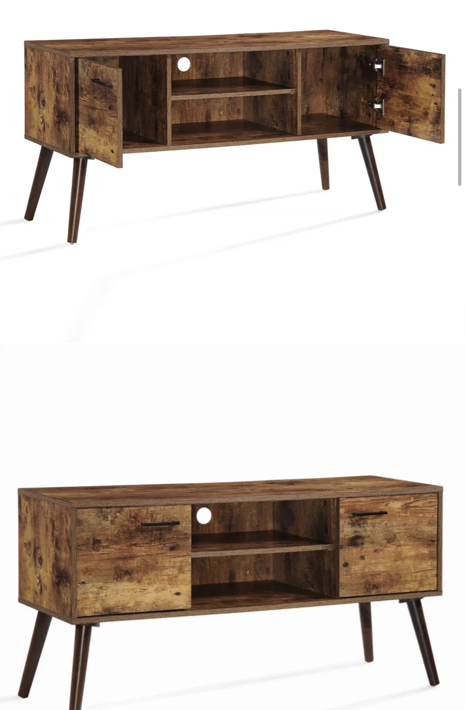 Decalle TV Stand - Pine/Wenge - photo 4