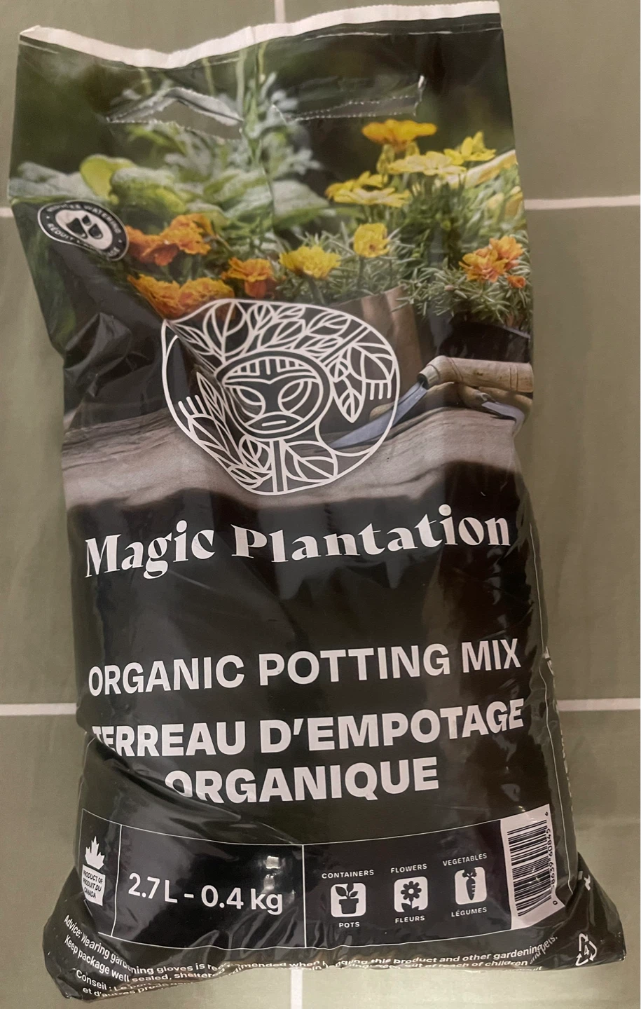 Magic Plantation Organic Potting Mix 2.7L - 0.4 kg