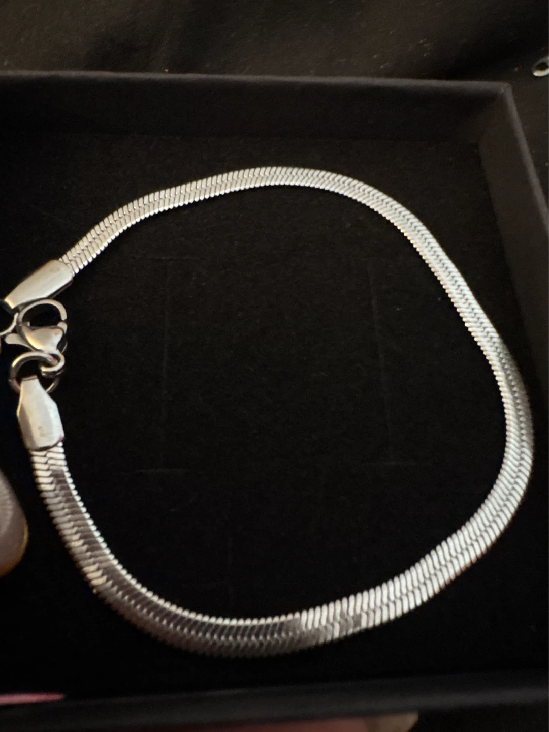 New Silver SS Herringbone Chain Bracelet - photo 4