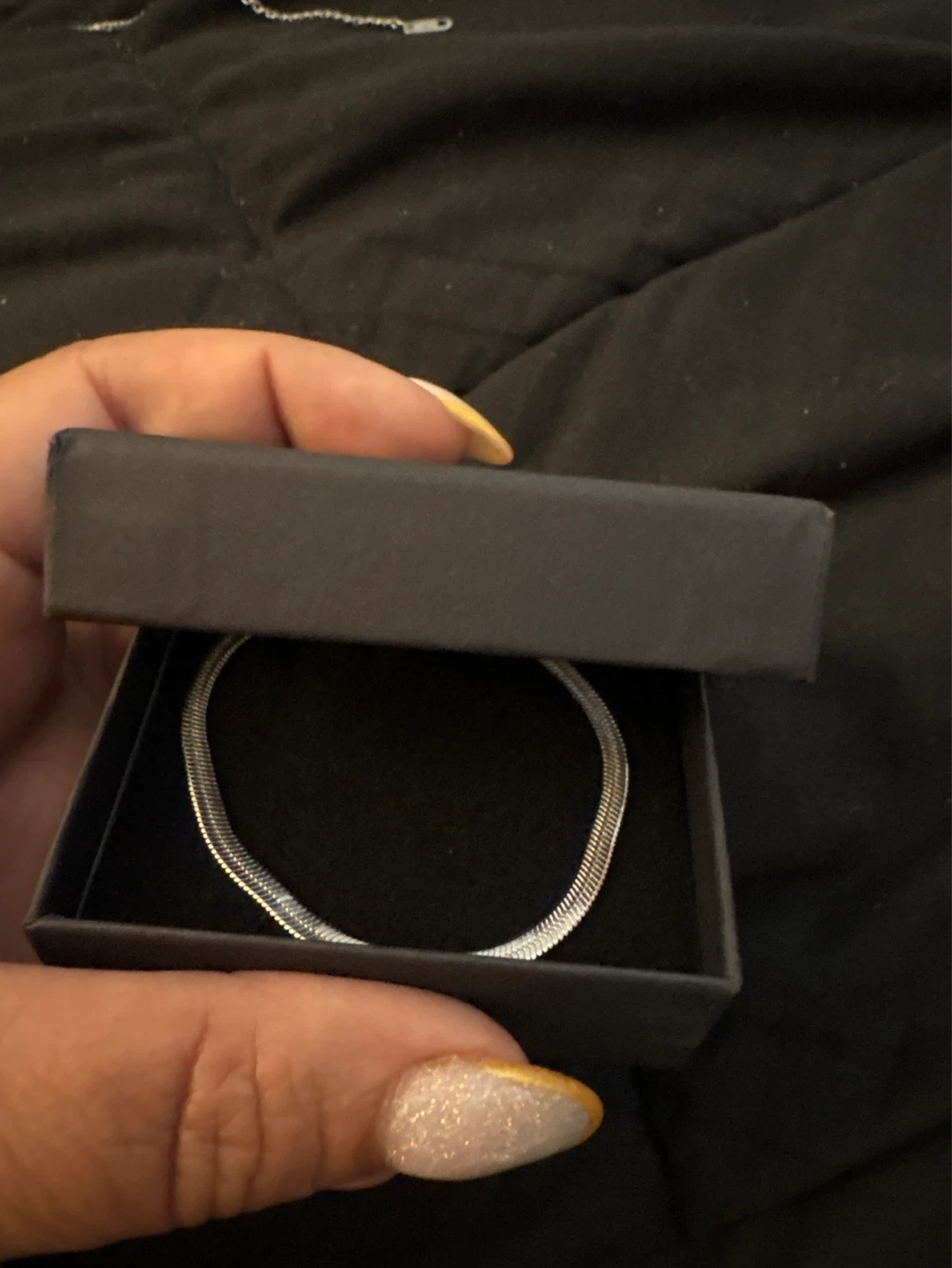 New Silver SS Herringbone Chain Bracelet - photo 5