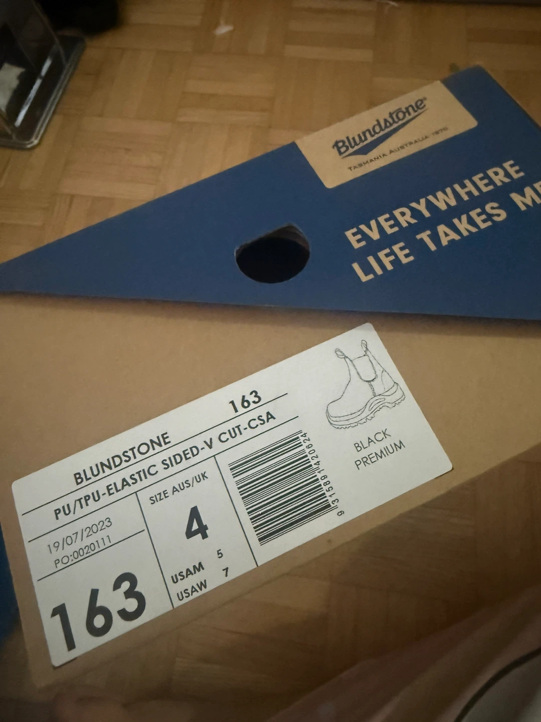 Blundstone Black Premium Boots Size 4 - photo 2