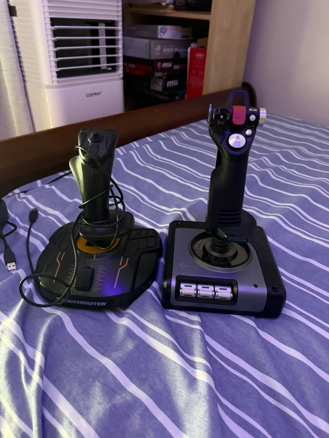 X52 Pro and t1600M joystick and hot as