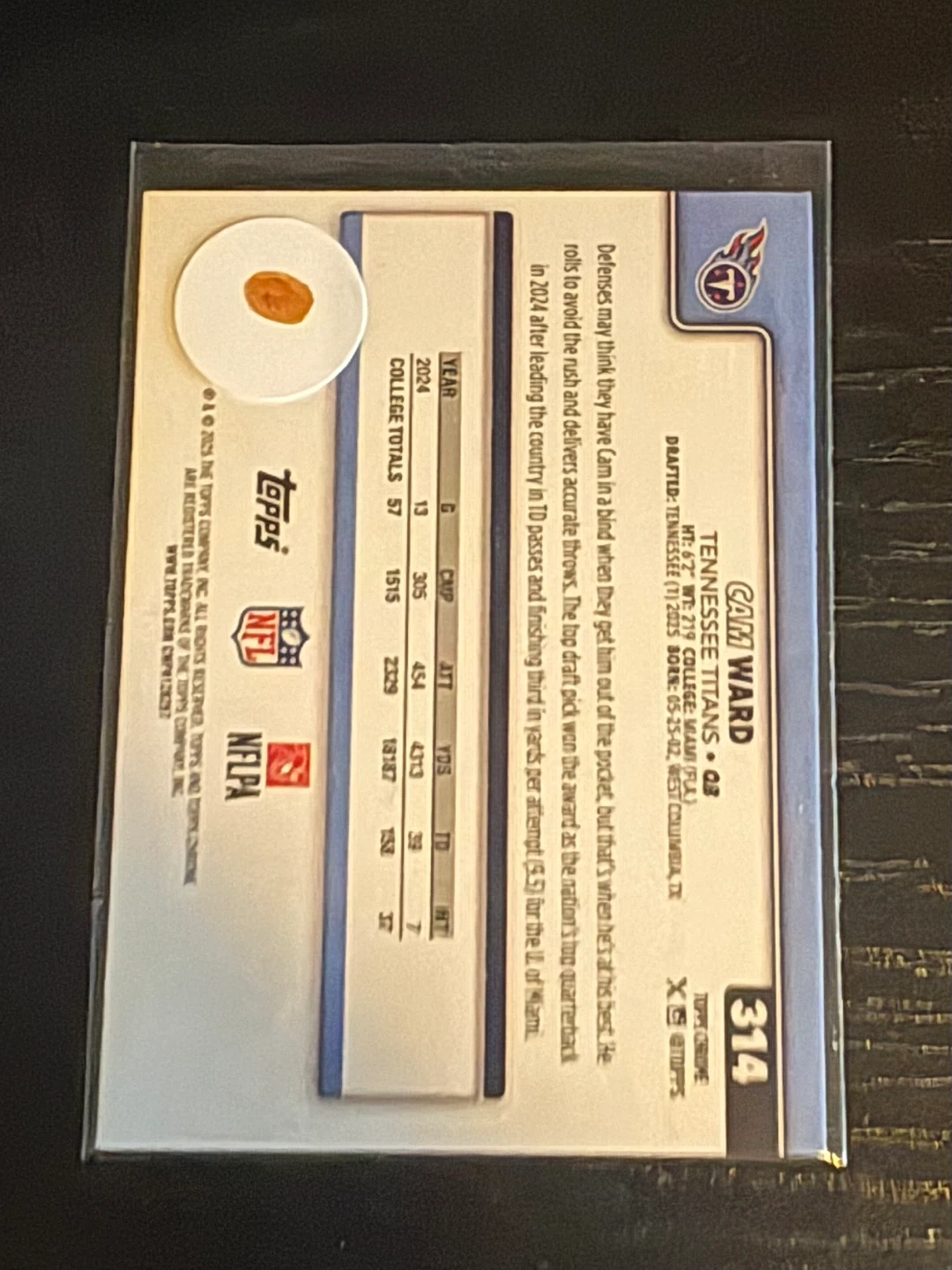 Cam Ward Rookie Card - photo 2