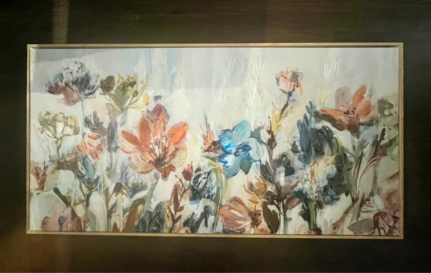 Floral Artwork Canvas Painting - photo 3
