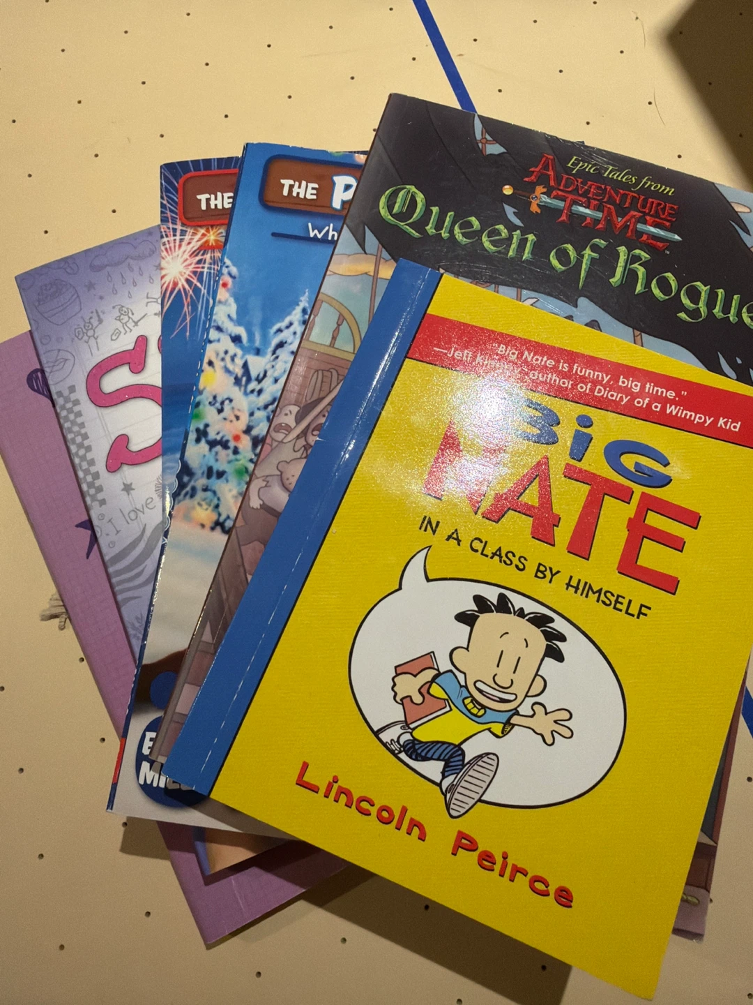 6 Scholastic Books, assorted