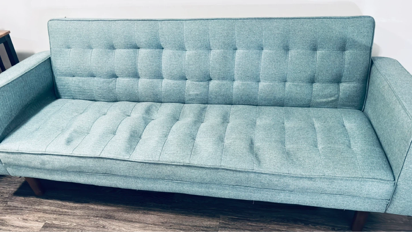 Teal Tufted Sofa / Couch
