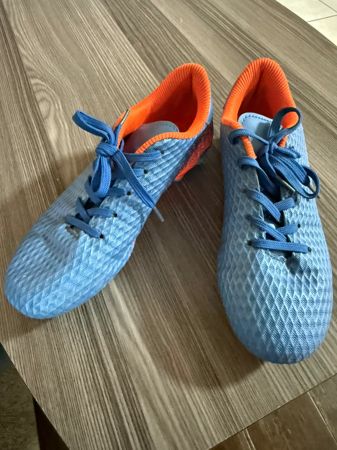 Blue Soccer Cleats - Size 3