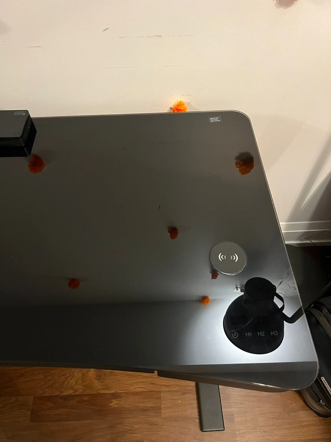 Glass Top - Metal Base - Sit / Stand Desk - photo 5