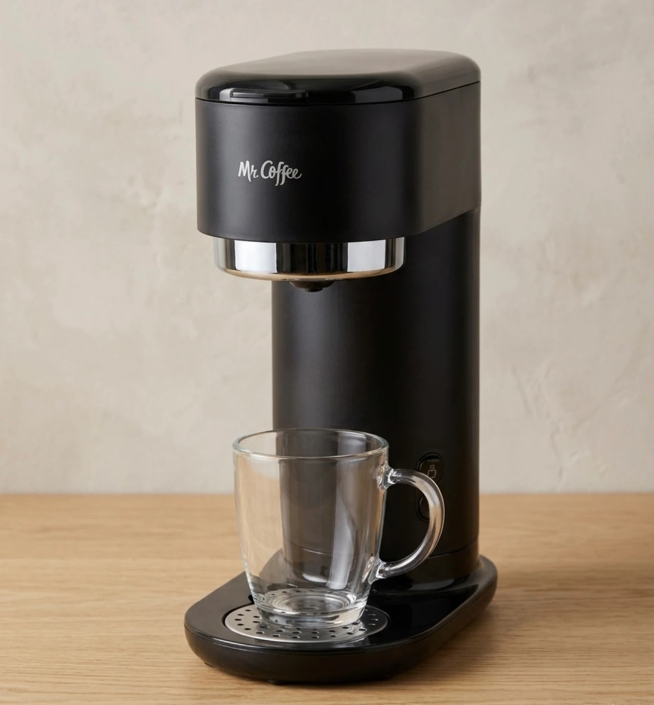 Mr. Coffee Black Single Serve Coffee Maker with Tumbler