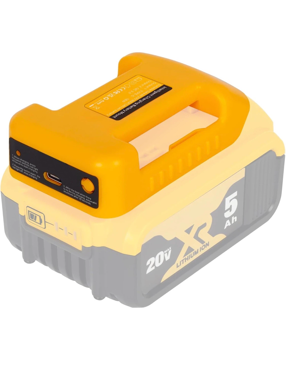 Battery Adapter Compatible with Dewalt 18V/20V