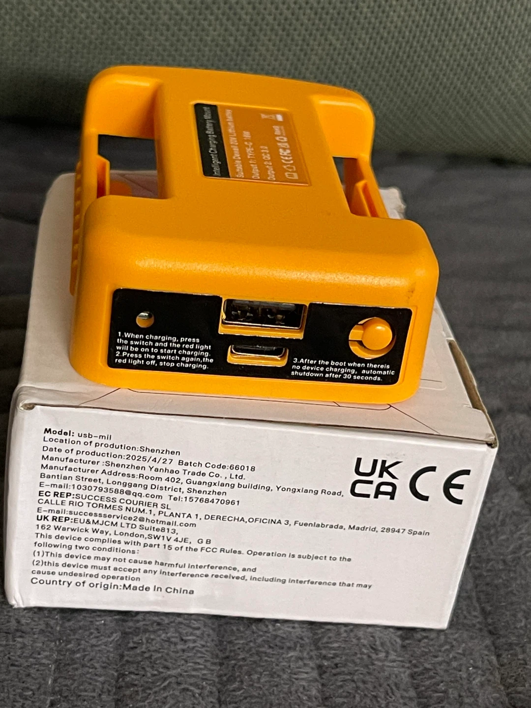Battery Adapter Compatible with Dewalt 18V/20V - photo 5