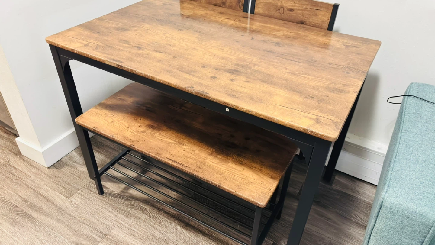 Dining Table and Bench Set - photo 3