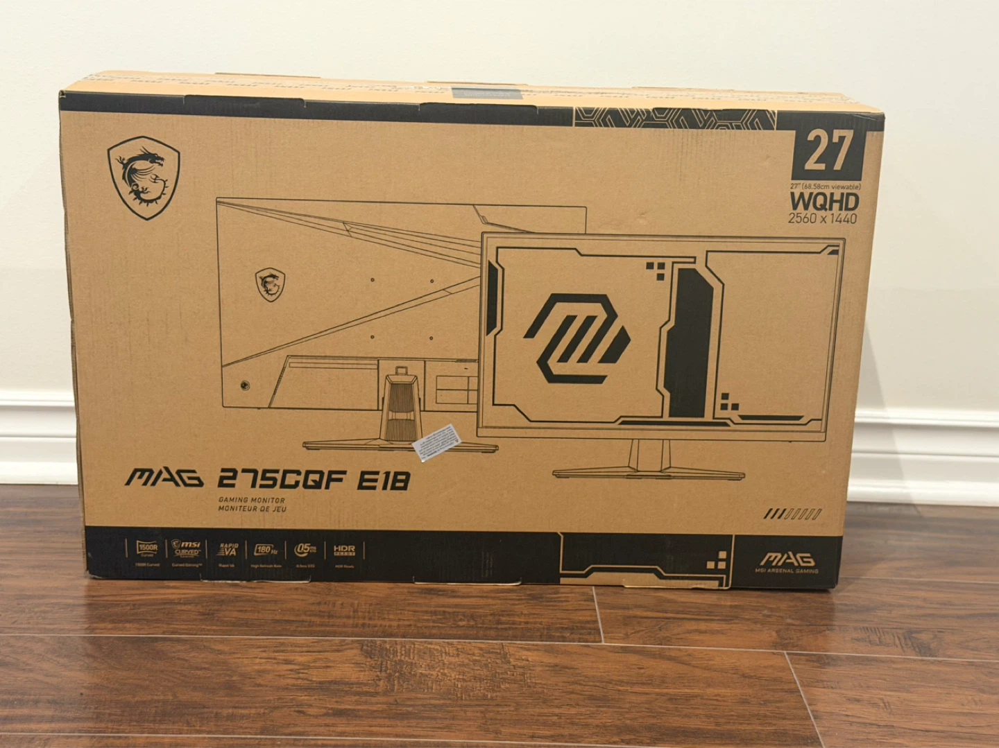MSI MAG 275CQF E18 WQHD Gaming Monitor