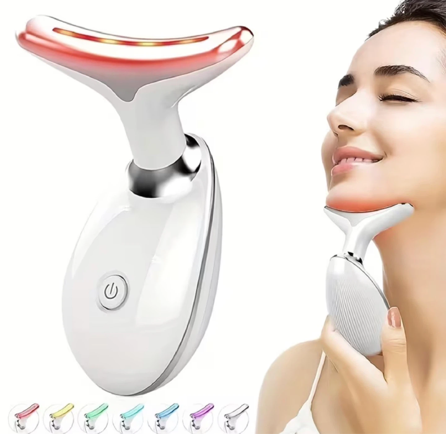 7 colour LED Neck Massager Face Lifting Therapy Device