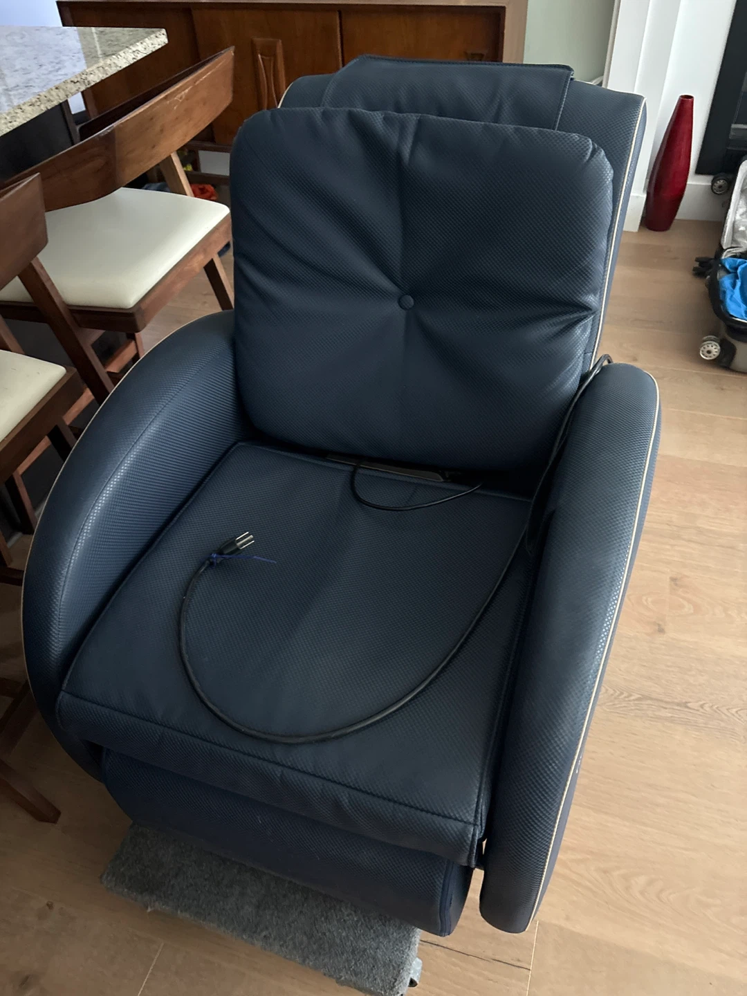 Navy Blue Massage Chair
