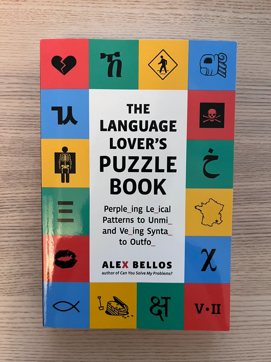 100% NEW The Language Lover's Puzzle Book by Alex Bellos
