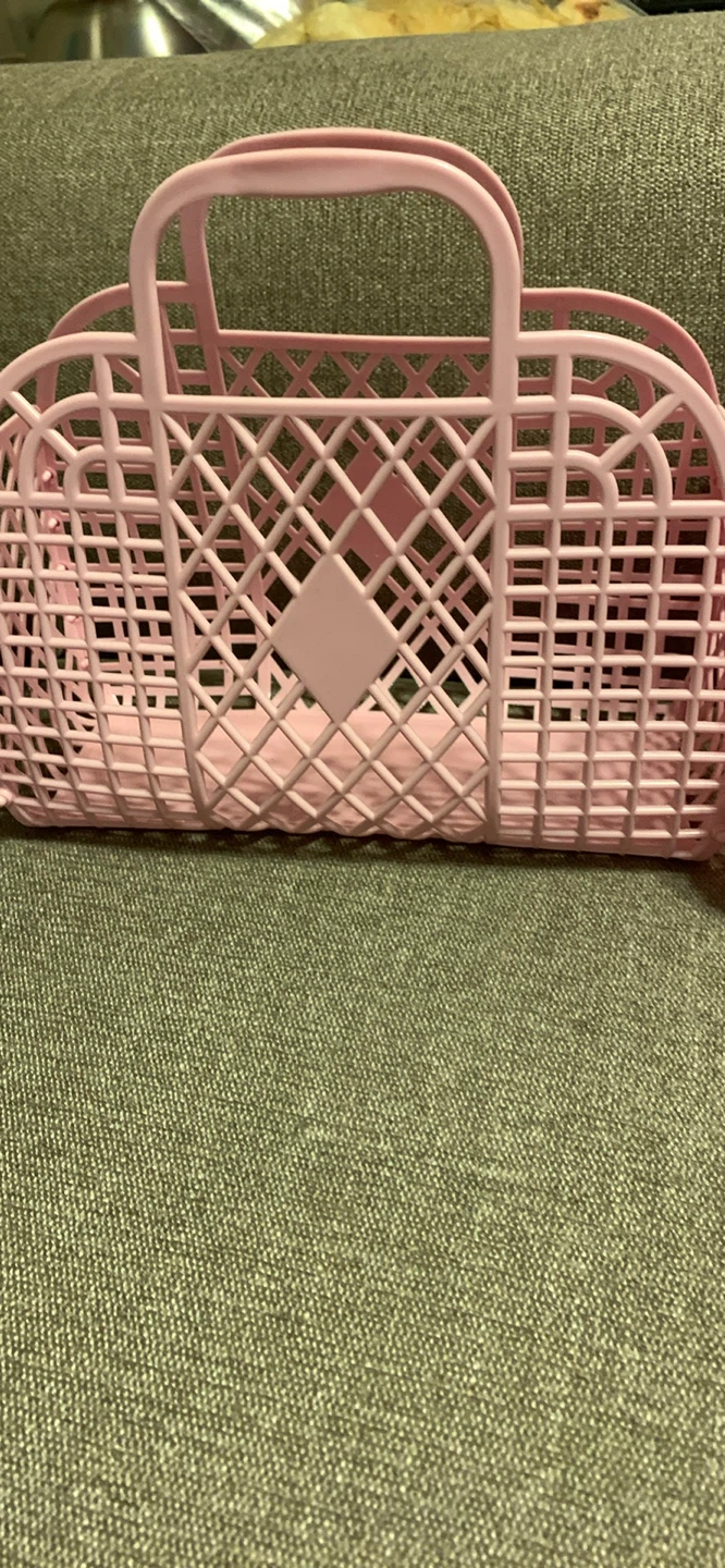 Pink Jelly Basket Purse - photo 2