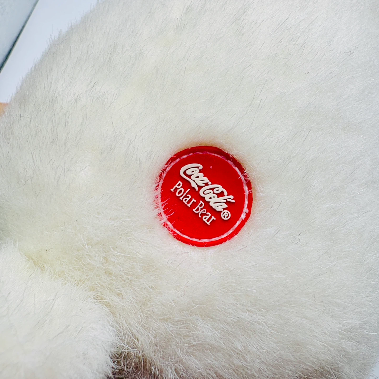 Vintage Coca-Cola Polar Bear Plush Toy with Scarf - photo 3