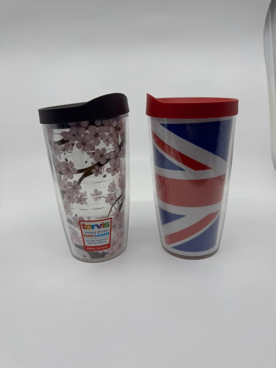 Tervis Tumblers 16oz - Cherry Blossom & Union Jack