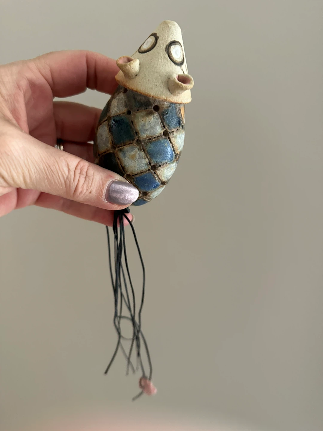 Handmade Ceramic Mouse Figurine - photo 5