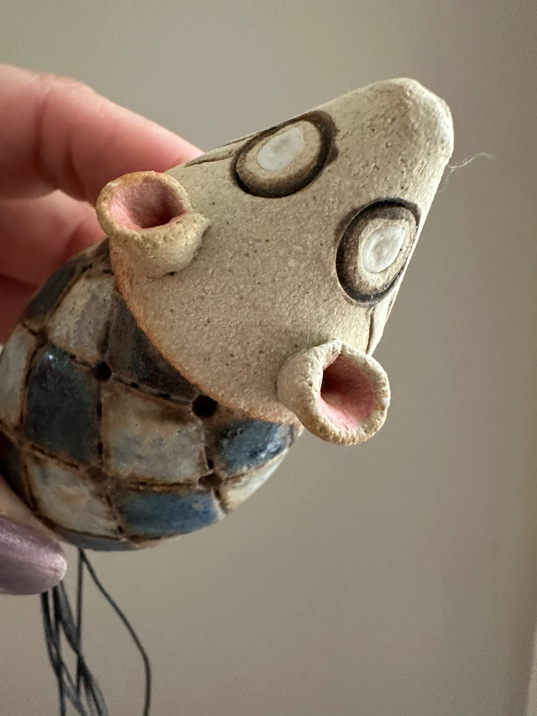 Handmade Ceramic Mouse Figurine - photo 3
