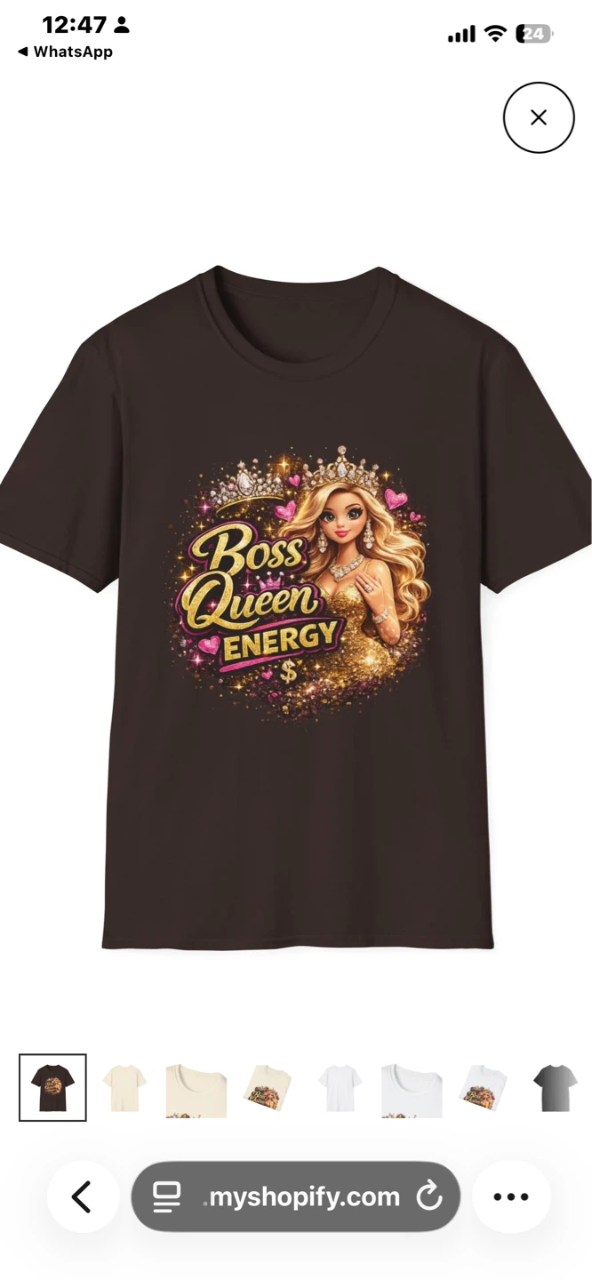 Boss Queen Energy Graphic T-Shirt