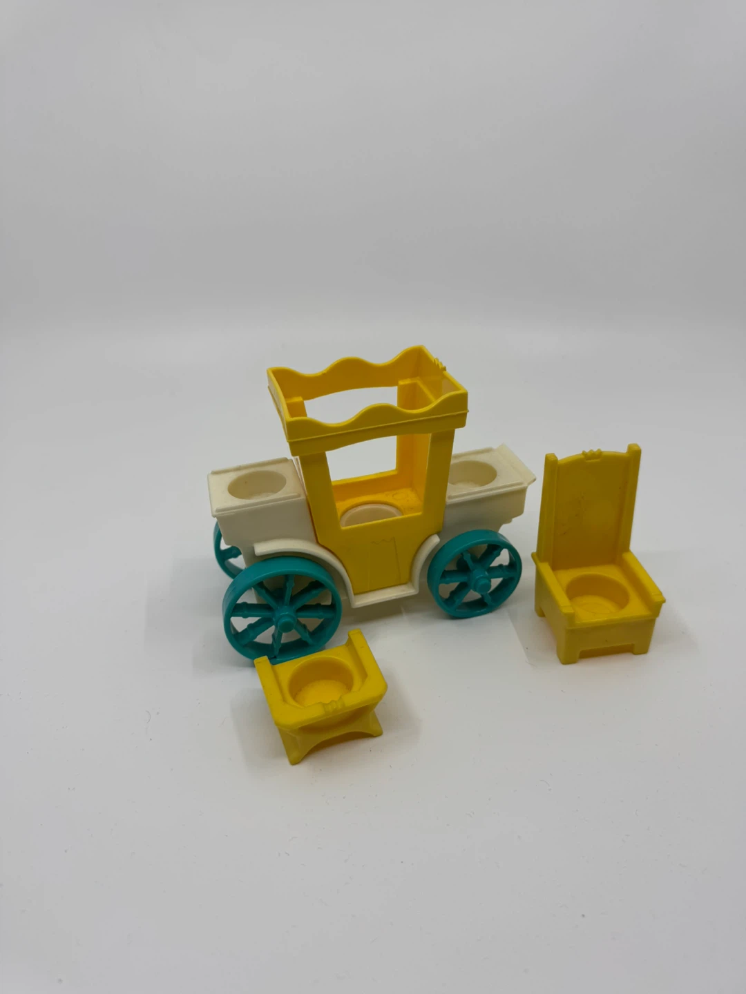 Vintage Little People Carriage and Chairs Set