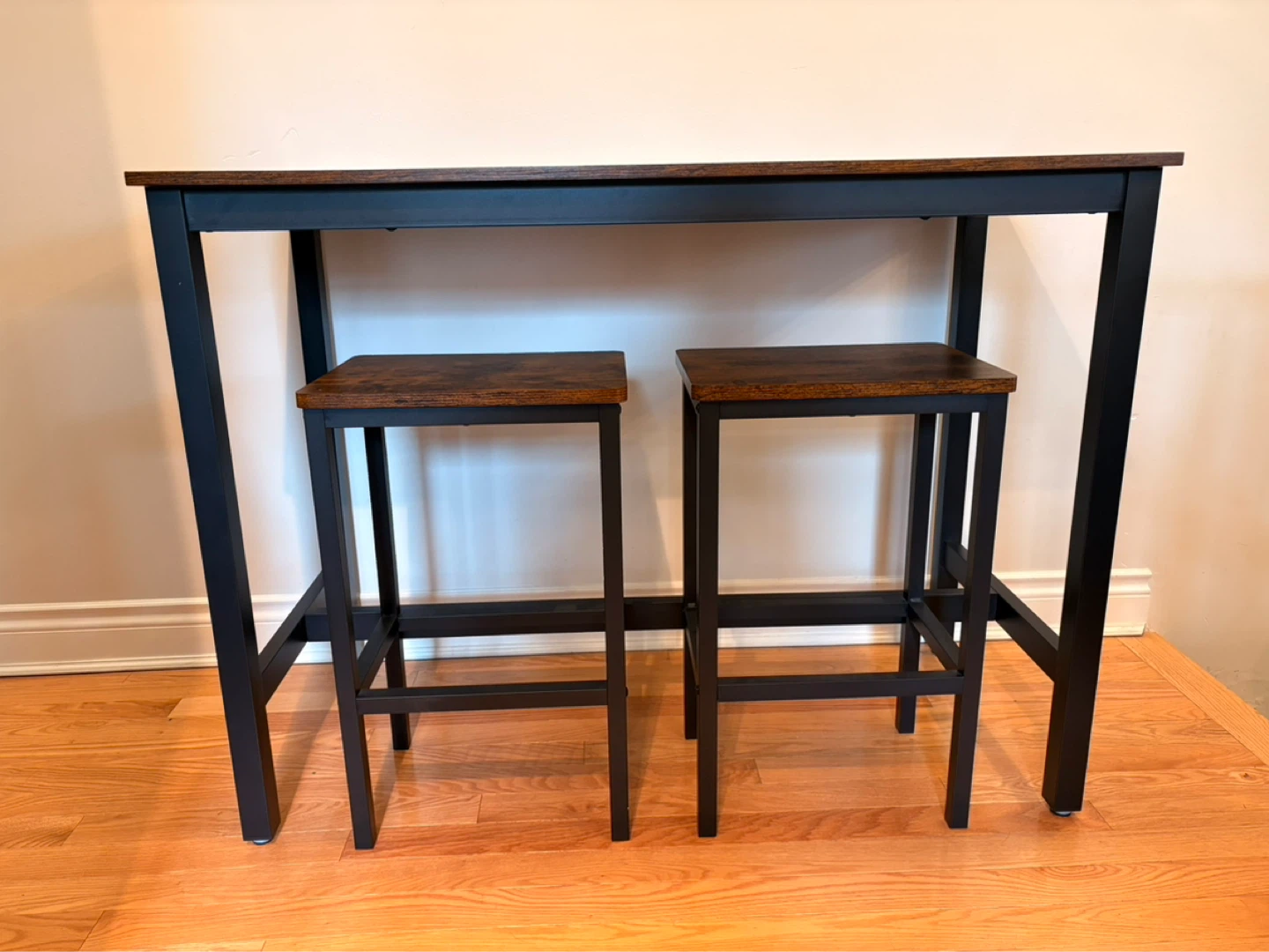 3-Piece Bar Table/Kitchen Island and Stool Set - photo 2