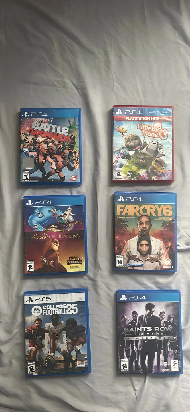 PS4 and ps5 games for sale!