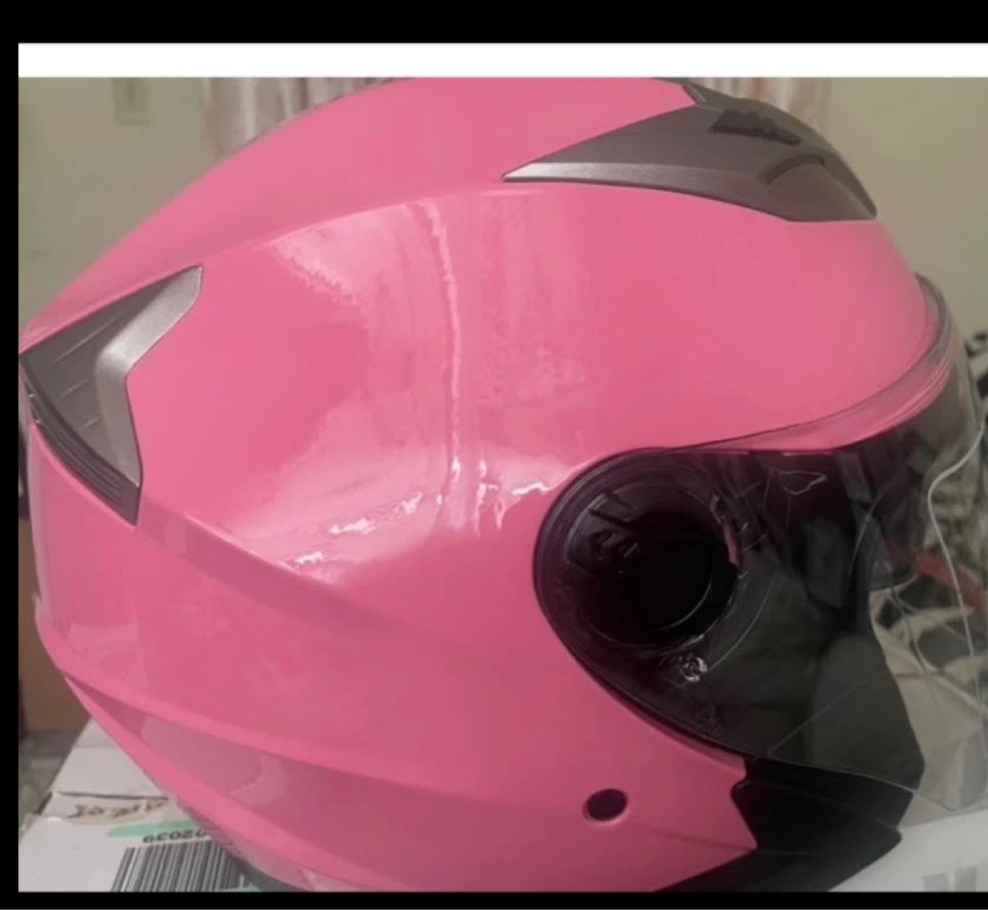 Pink Motorcycle Helmet - SANGINO DOT Certified - Size L - photo 2