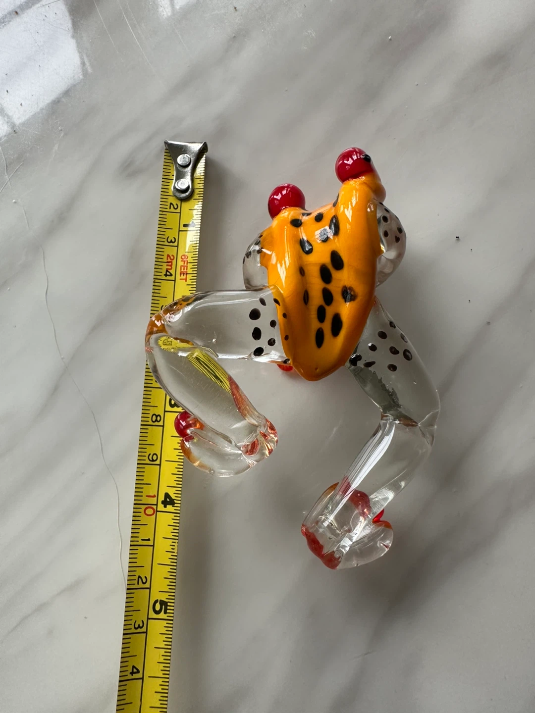 Morano  Glass Frog Plant Pot Hugger Figurine - photo 5