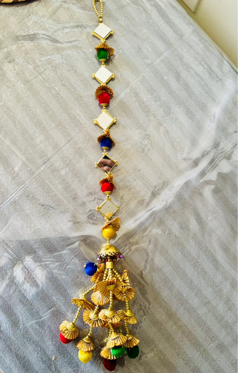 Beautiful colourful Paranda for Indian Functions