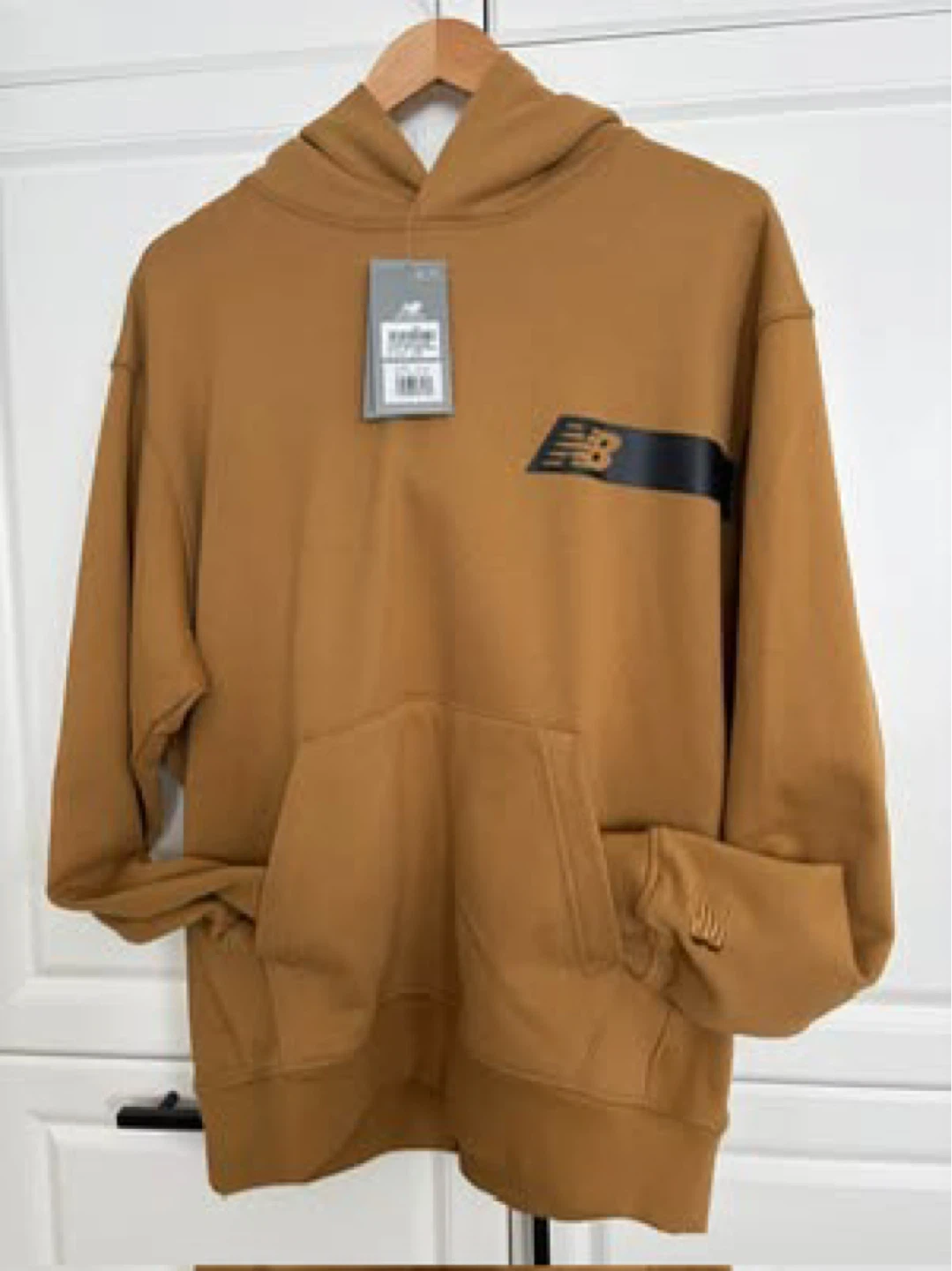 New Balance Men's Athletic Hoodie - Camel - Size M