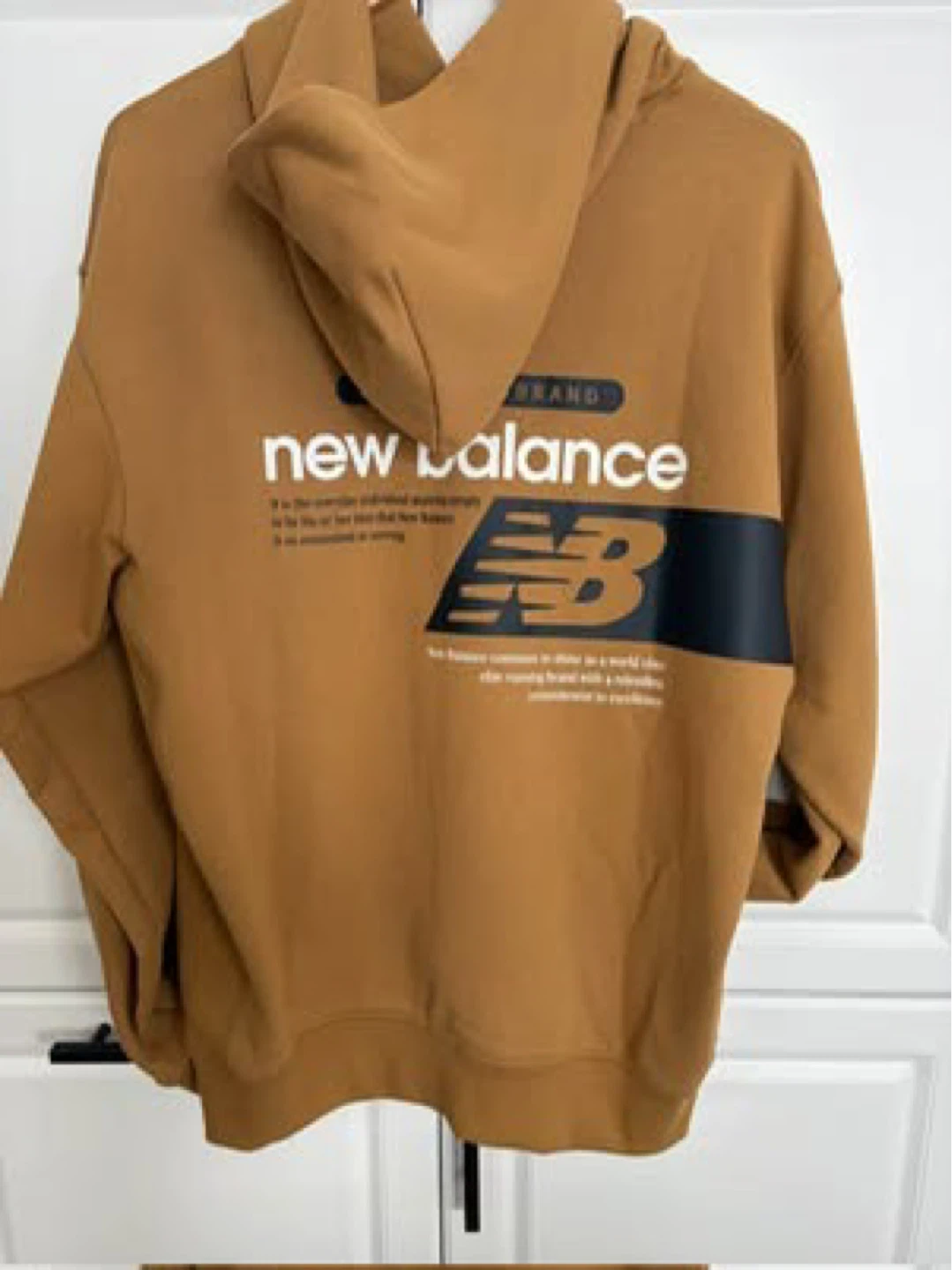 New Balance Men's Athletic Hoodie - Camel - Size M - photo 2