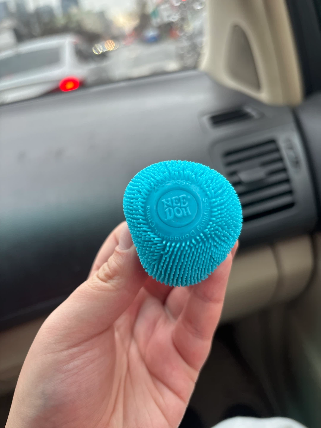 Nee Doh Brand Fuzzy Ball Toy (Blue or Pink) - photo 2