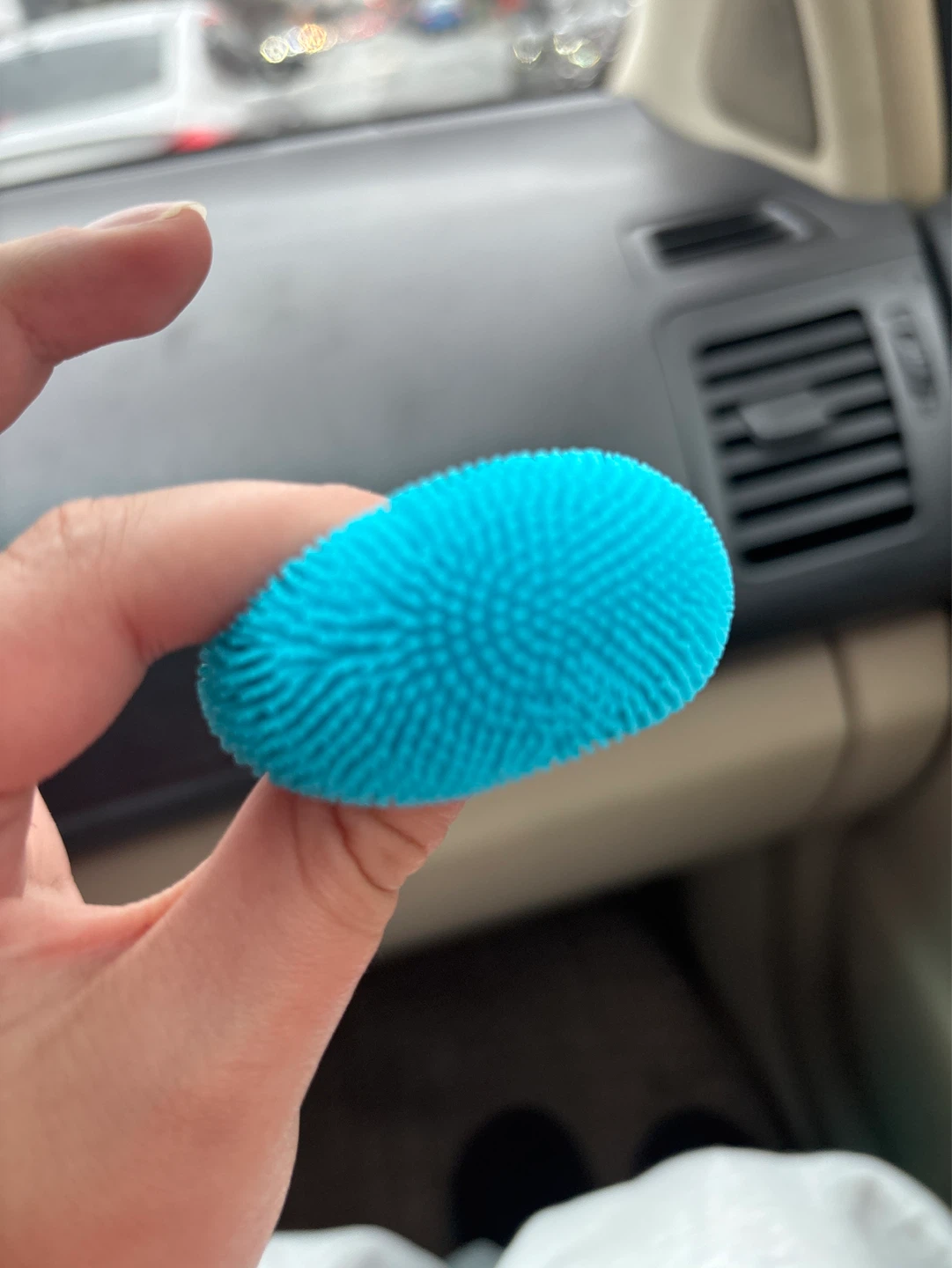 Nee Doh Brand Fuzzy Ball Toy (Blue or Pink) - photo 3