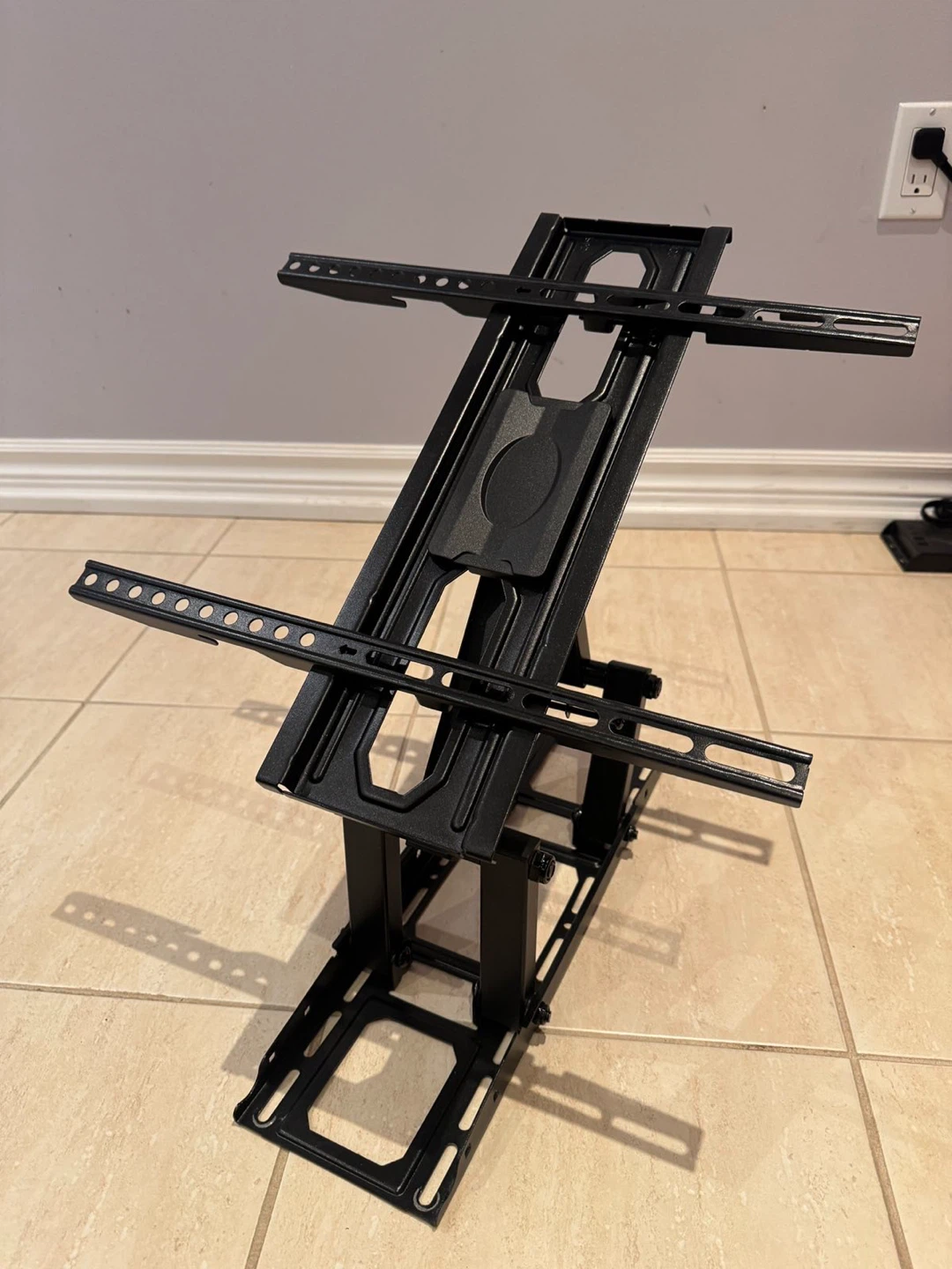 Black Adjustable TV Wall Mount - photo 4