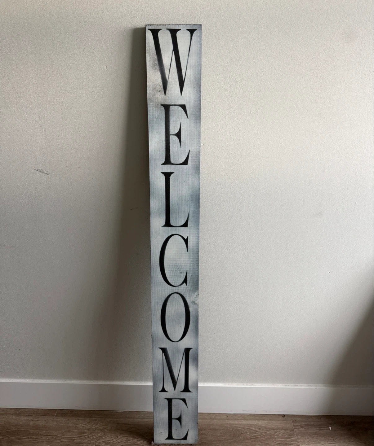 Wooden "Welcome" Porch Sign