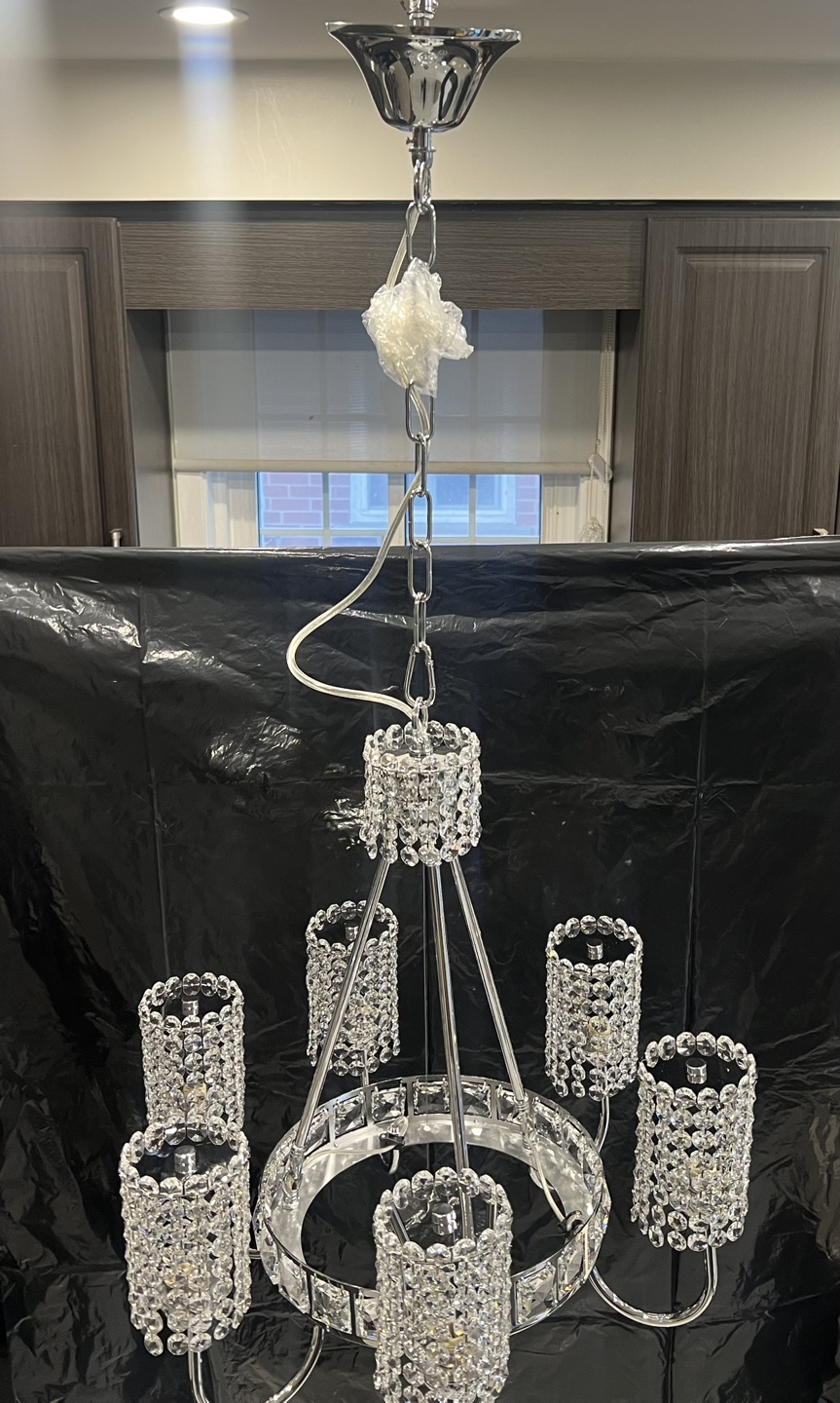 Crystal Chandelier ( brand new)