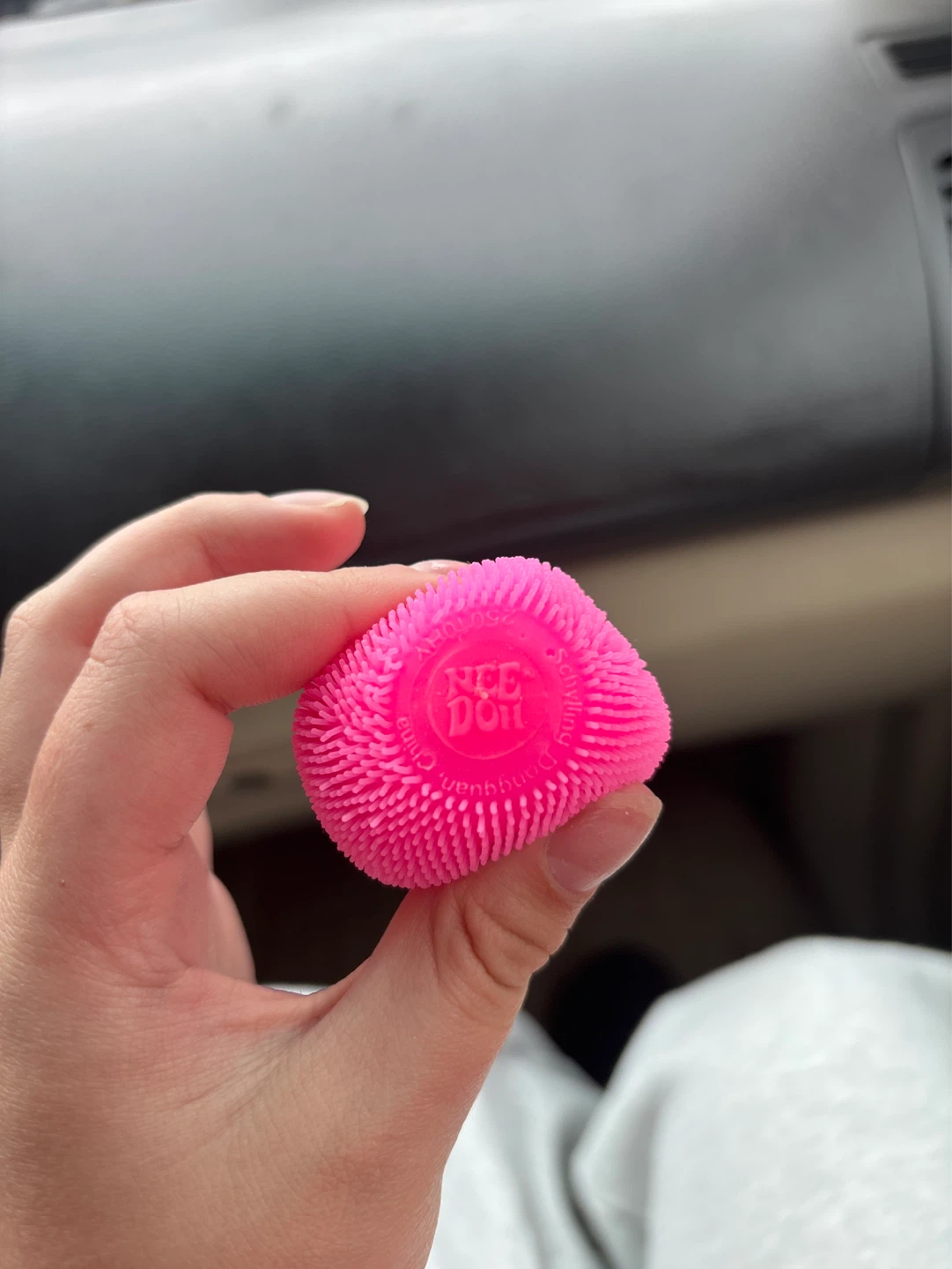 Nee Doh Brand Fuzzy Ball Toy (Blue or Pink) - photo 4