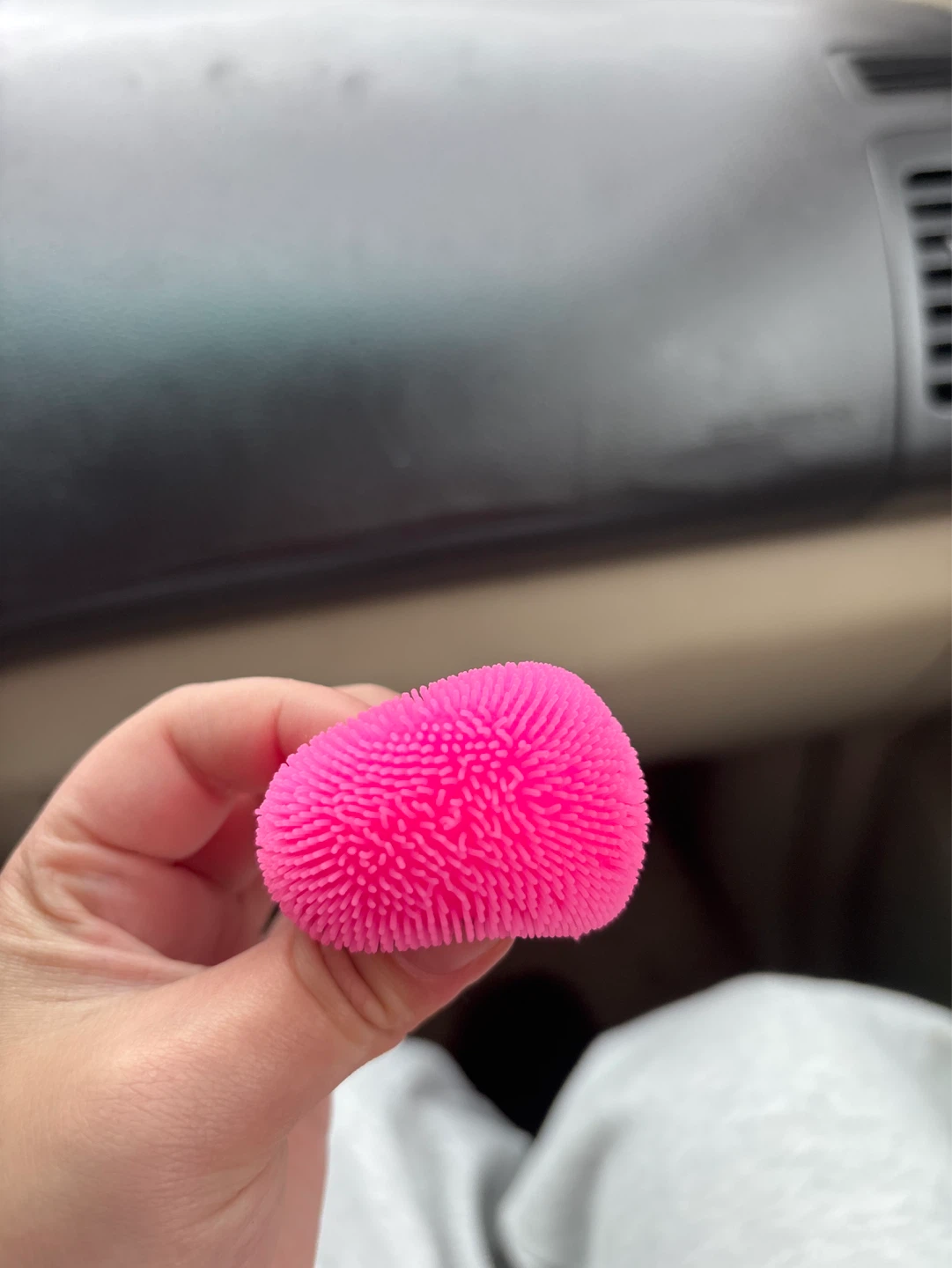 Nee Doh Brand Fuzzy Ball Toy (Blue or Pink) - photo 5