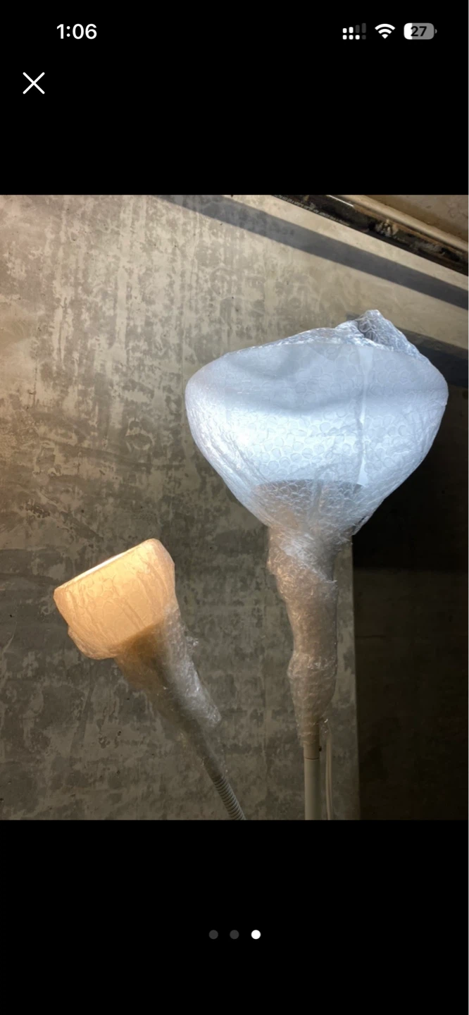 White IKEA Floor Lamp - photo 3