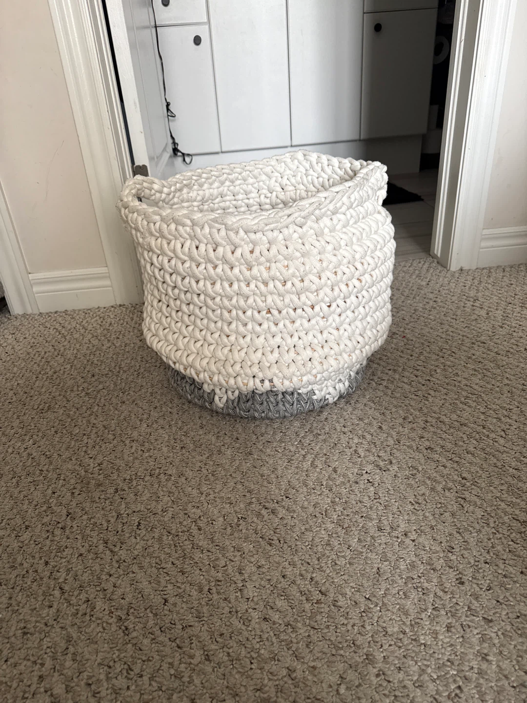 Hand-knitted Storage Basket